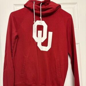 Red Nike Women's OU Hoodie